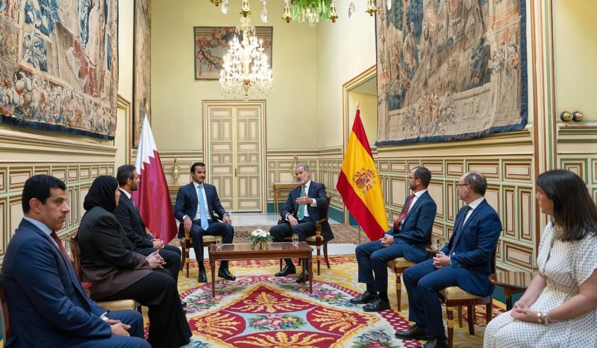 HH the Amir Meets King of Spain